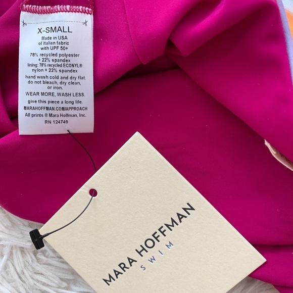 NWT Mara Hoffman Gamela floral one piece swimsuit sz XS - Picture 9 of 9